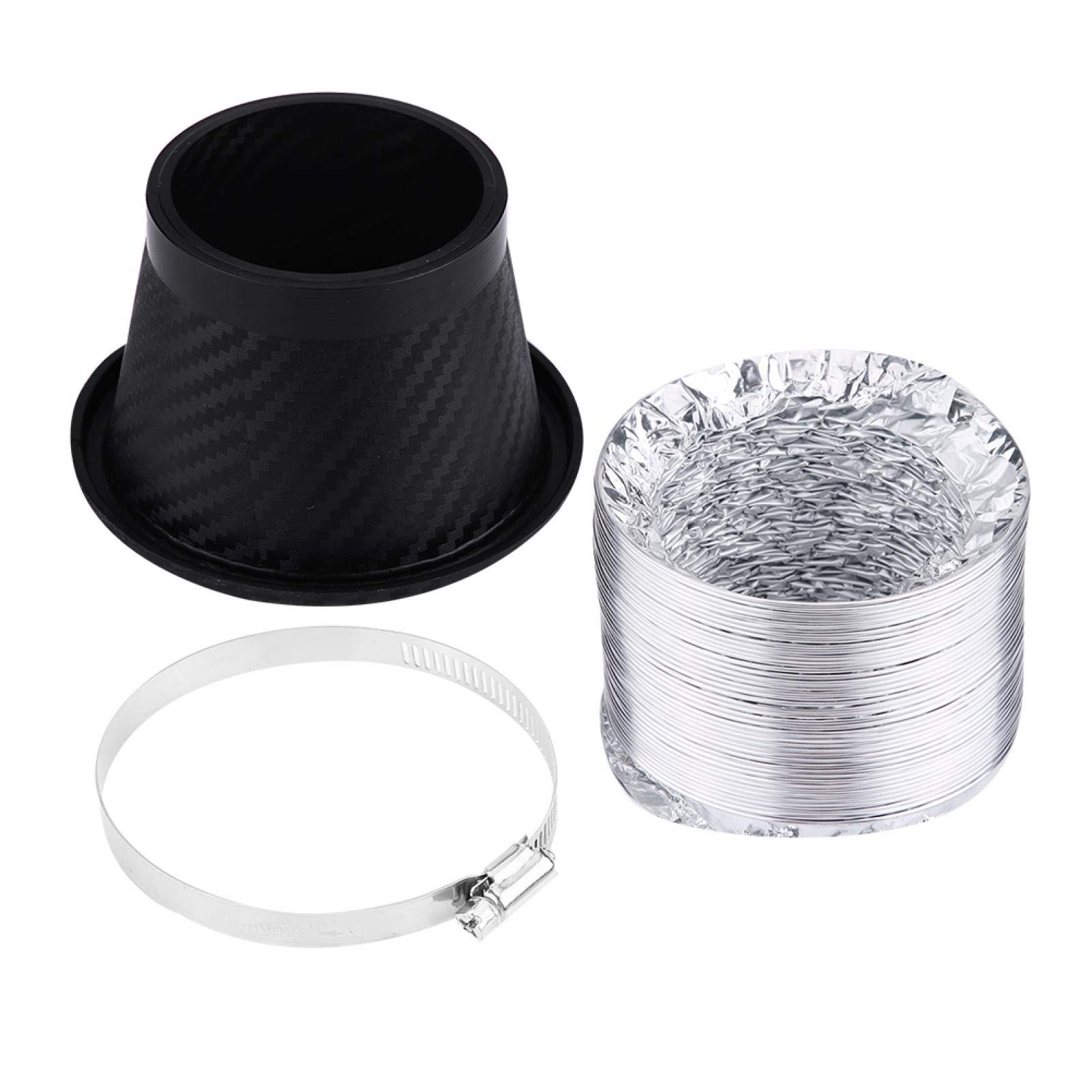 PRAV® Air Intake Turbo, Inlet Pipe Universal Air Intake Turbo Car Turbo Inlet Pipe for Car(Round Shaped)