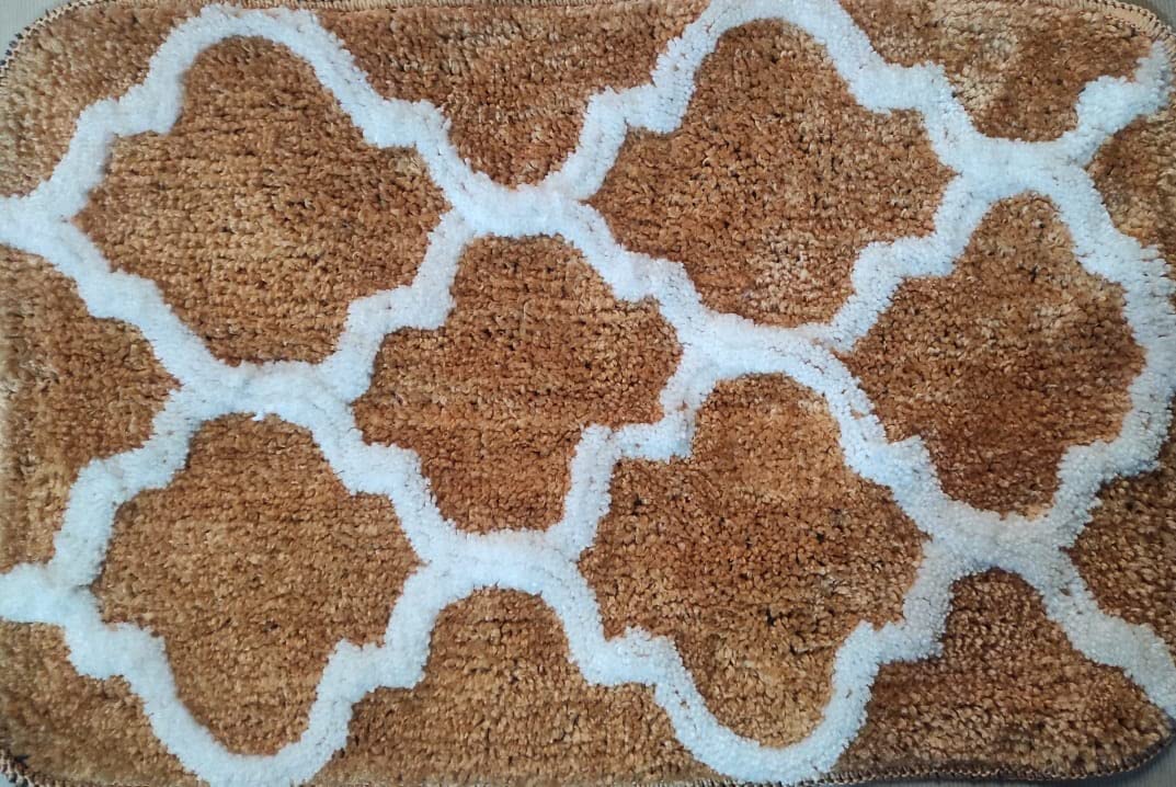 Luxmi Carpet House Microfiber Doormat House Doormats Kitchen Mats Carpet Size 15X23 Inch Pack of 2