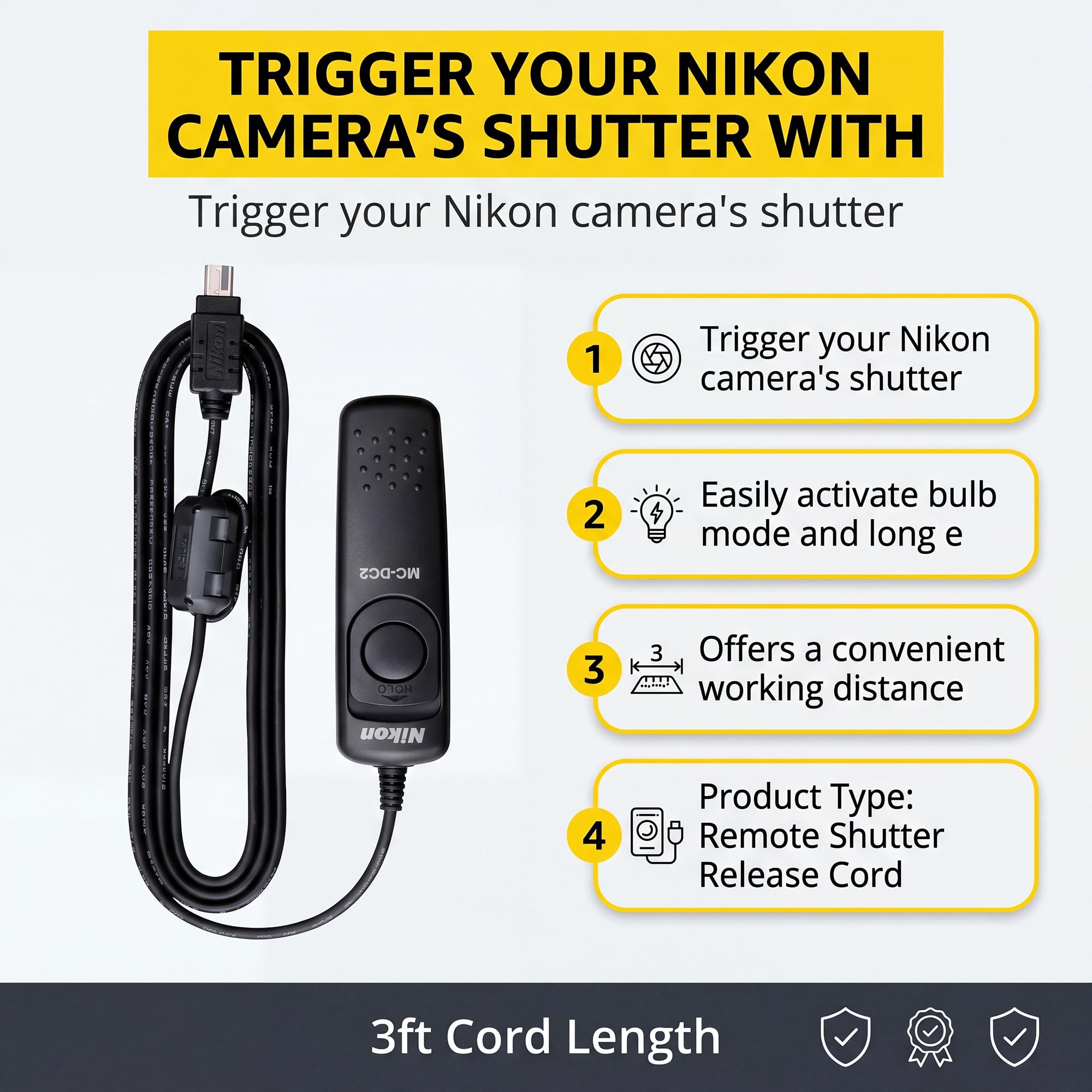 Nikon MC-DC2 Cavo di Scatto Remoto