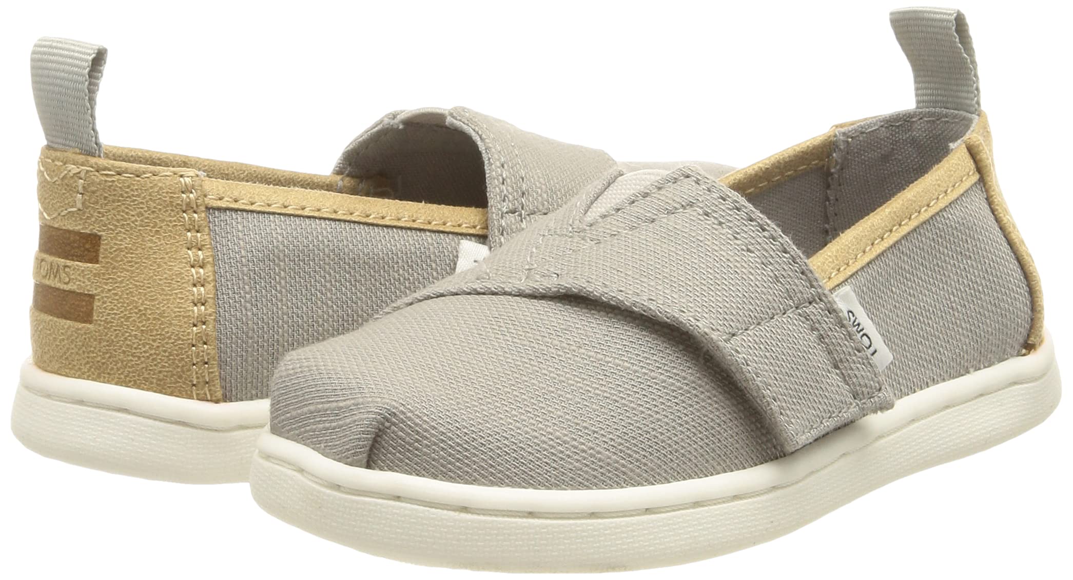 TOMS Tiny Alpargata, Espadrillas Unisex - Bambini e ragazzi, Grey Brown, 27 EU