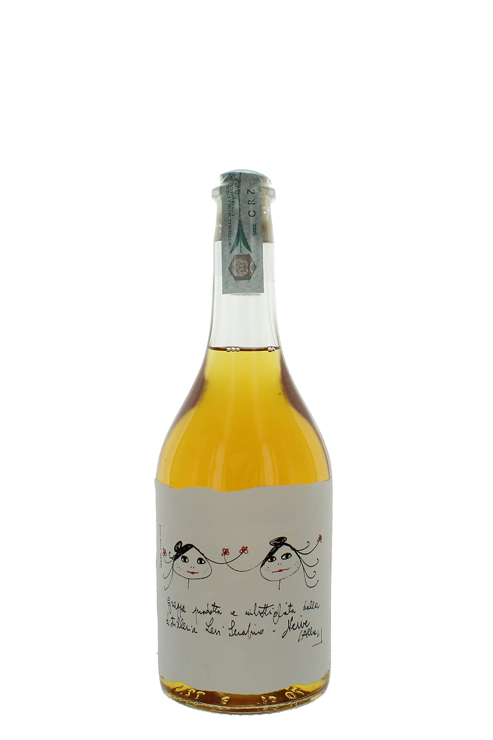 Grappa Ambrata Cassetta Legno Levi Serafino 70 cl