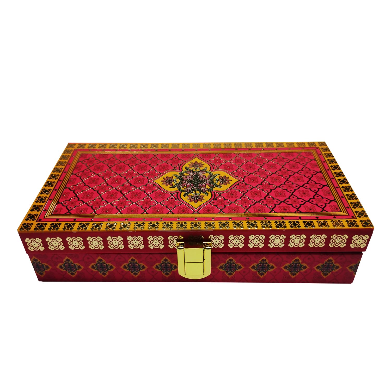 Gold Plated Cash Box - Secure Gift Storage -8