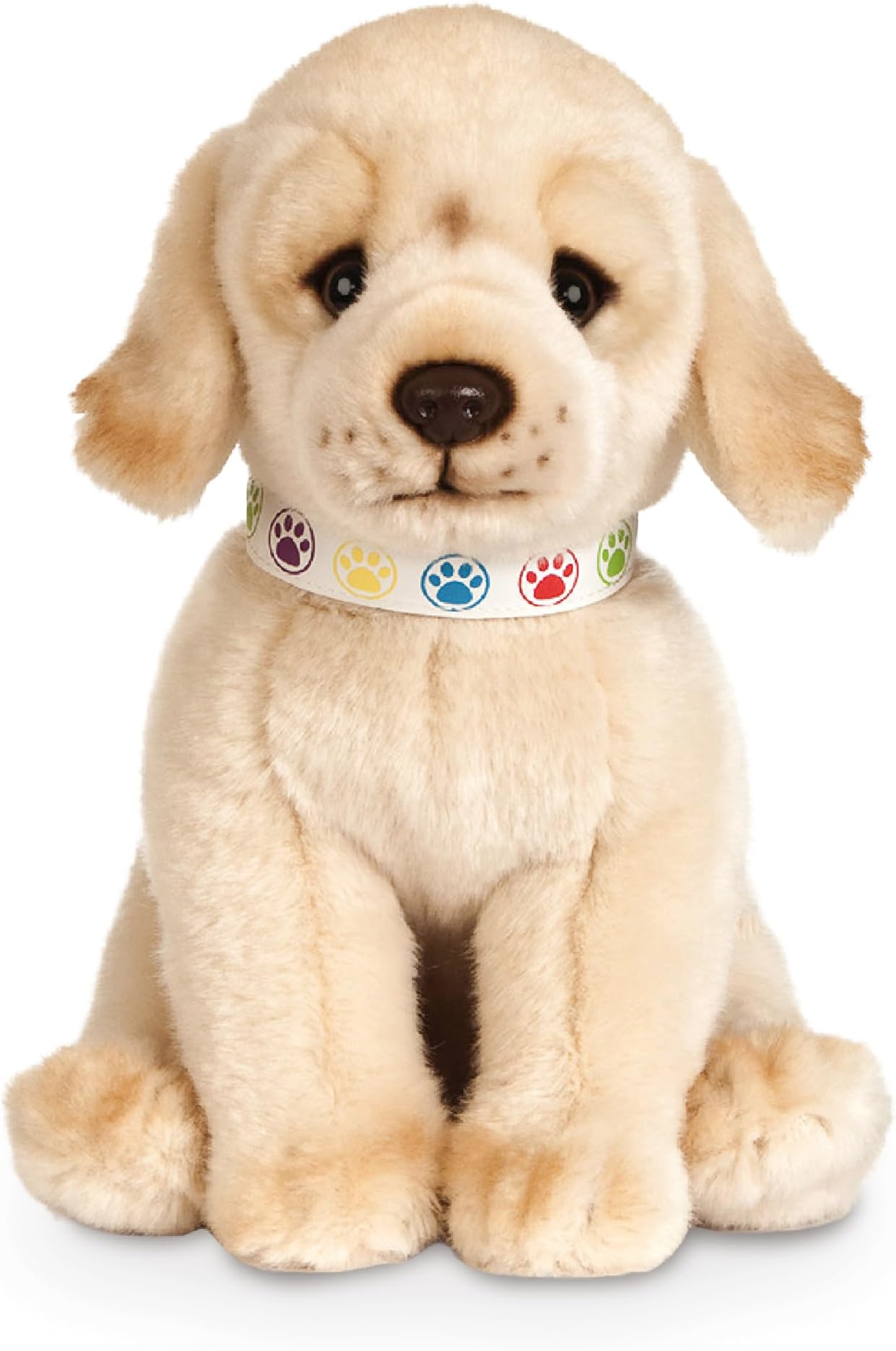 Living Nature Giant Golden Labrador Puppy, Realistic Soft Cuddly Dog Toy, Naturli Eco-Friendly Plush, 23cm