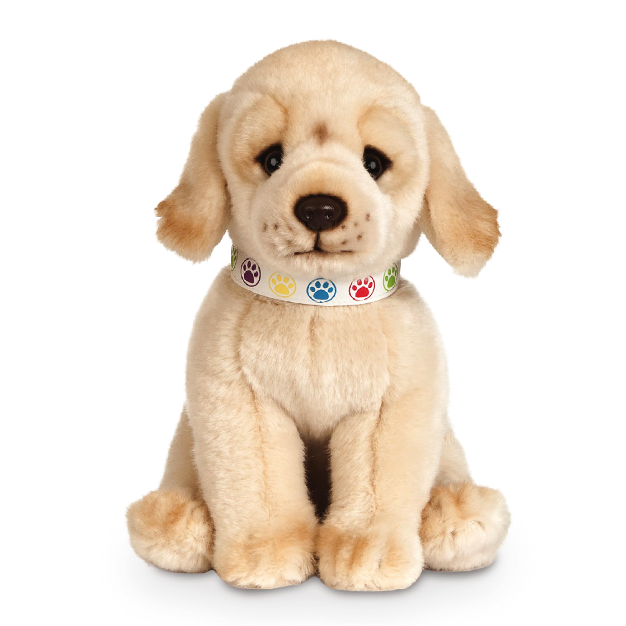 Giant Golden Labrador Puppy, Realistic Soft Cuddly Dog Toy, Naturli Eco-Friendly Plush, 23cm