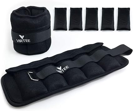 Adjustable Ankle Weights for Women Men Kids, Wrist Weight Set 1-5/11 lbs1 Pair with Removable Weight for Jogging, Walking, Gymnastic, Workout