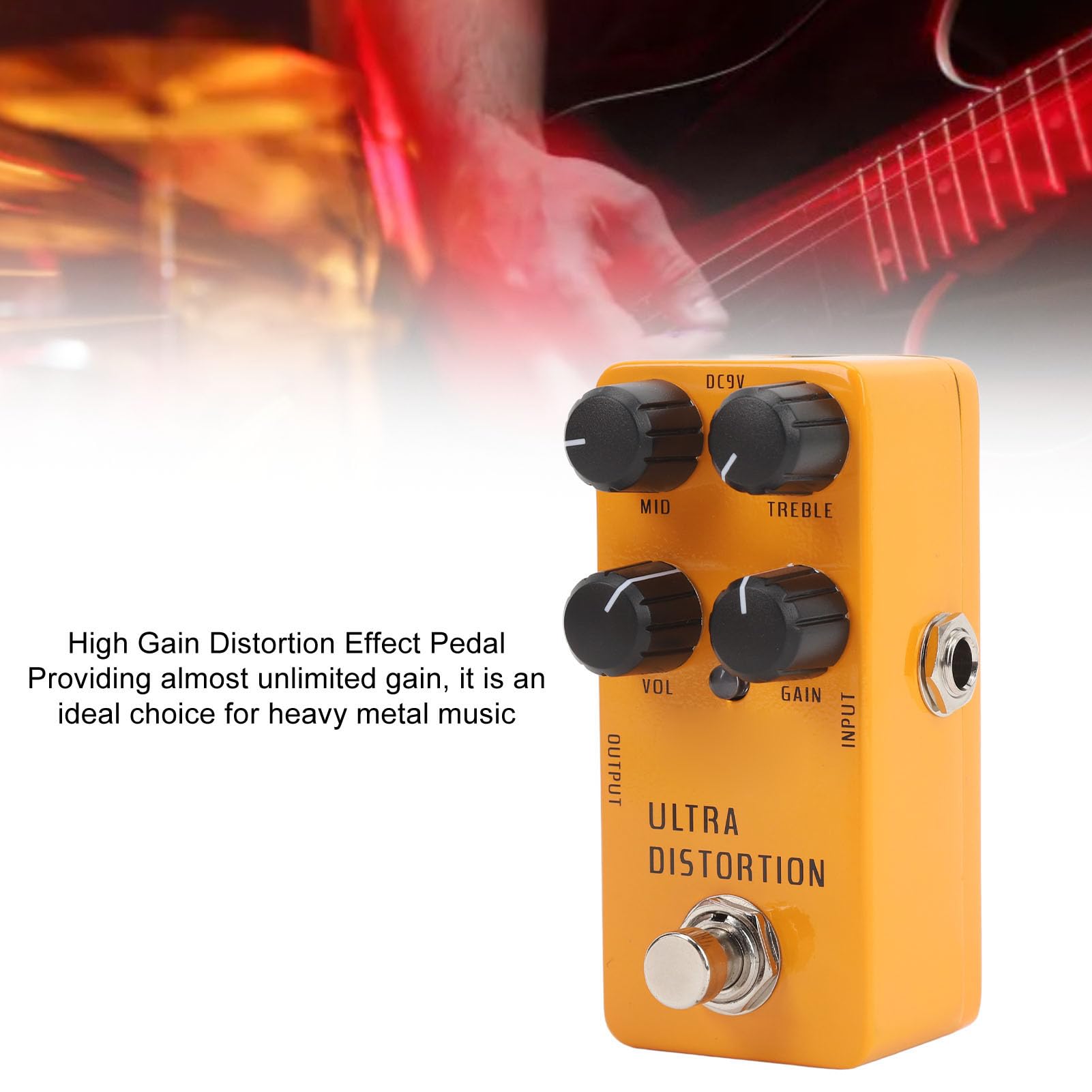 Amazon.com: DC9V High Gain Distortion Guitar Pedal with True