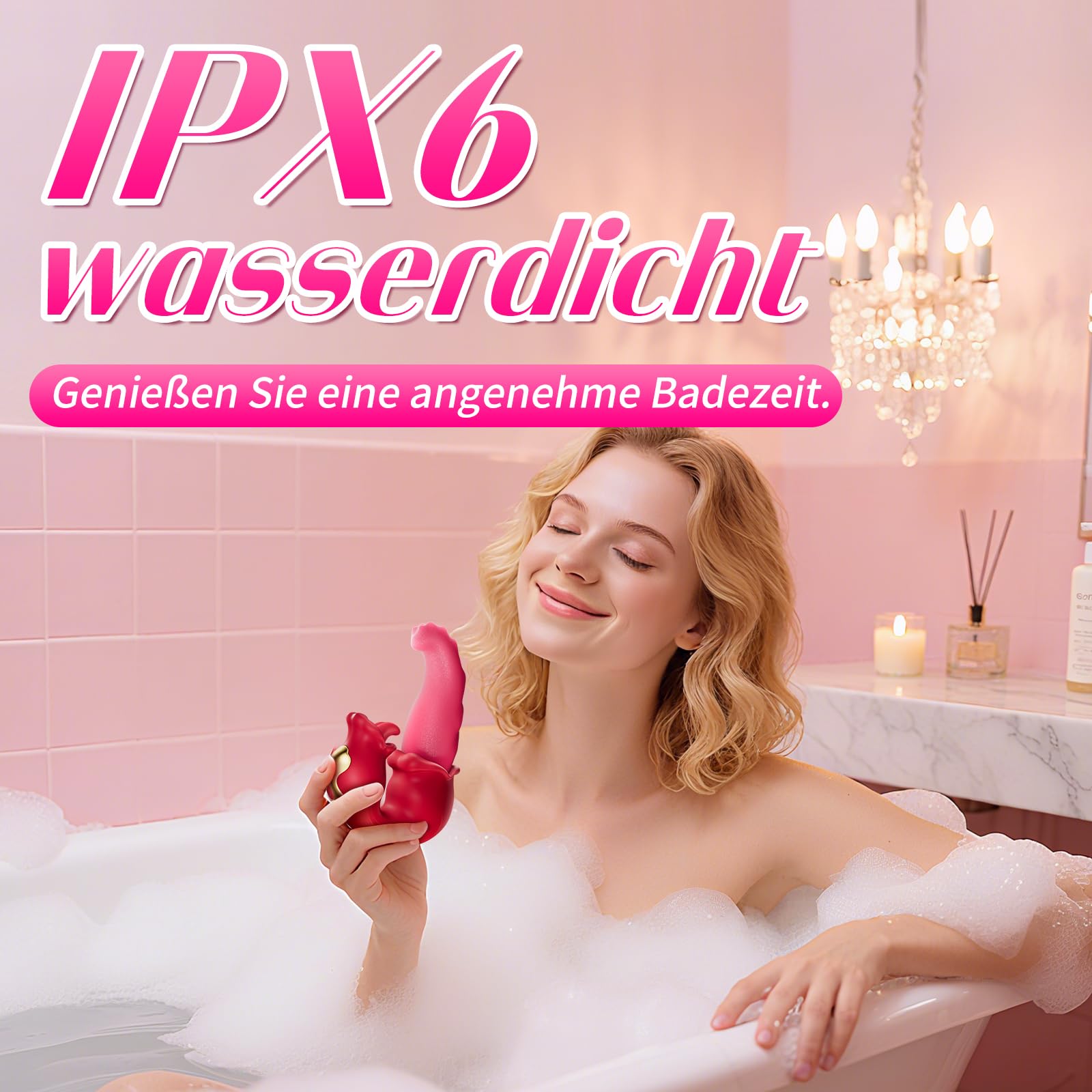 Jouets sexuels à vibromasseurs de langue pour femmes – Avec 10 modes de léchage pour le clitoris et 10 modes de vibration de balançoire, vibration pour femmes avec stimulateur du point G et clitoridie