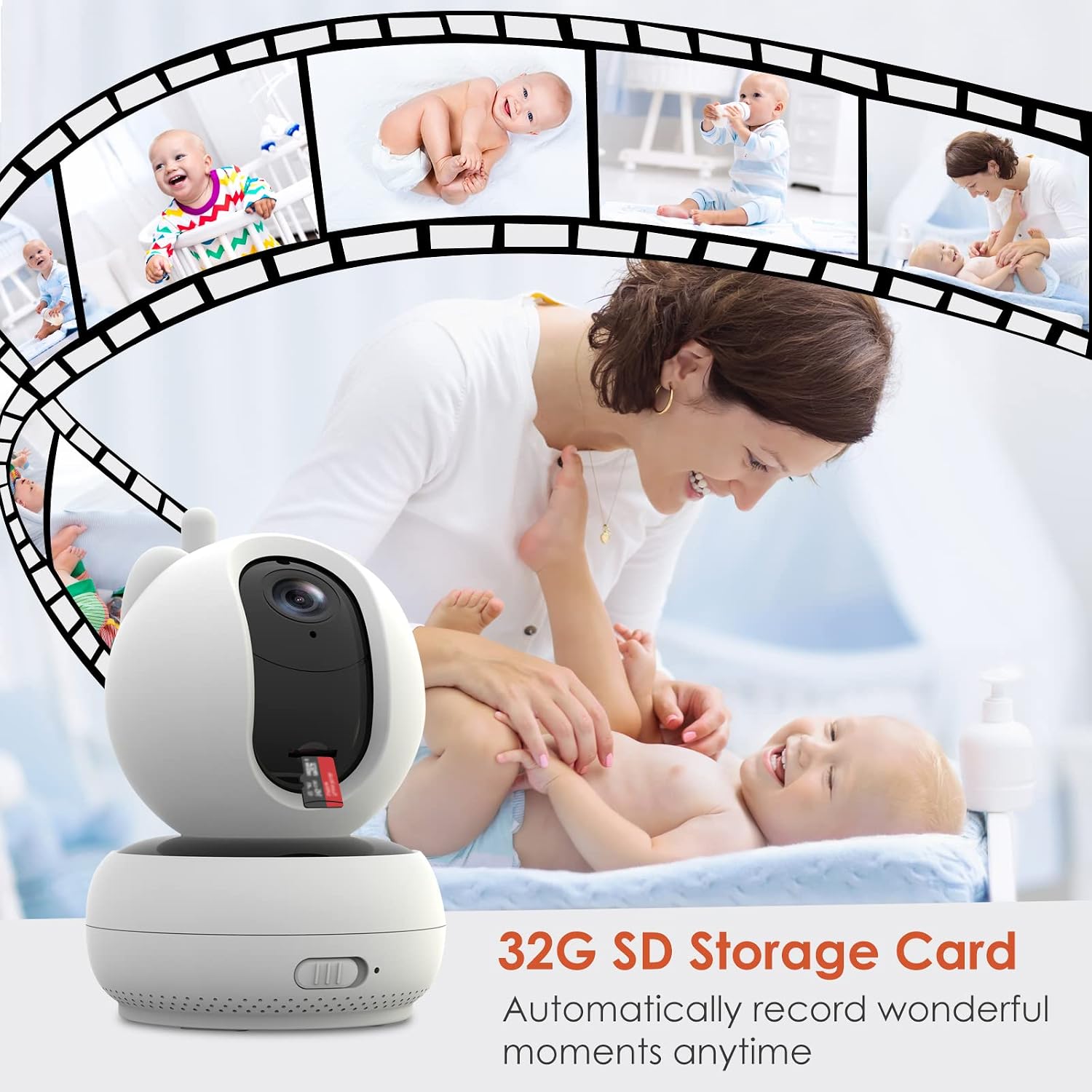 32GB SD Storage Card for Automatic Recording