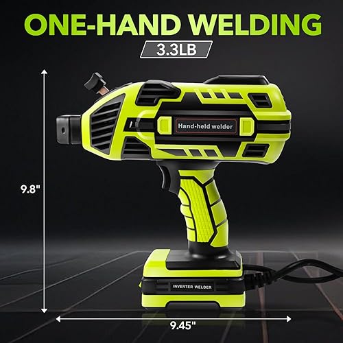 Vista 34 de Mini soldador de palo, máquina de soldadura portátil de 200 A con 20 varillas y Google de soldadura, pequeña máquina de soldadura de 110 V