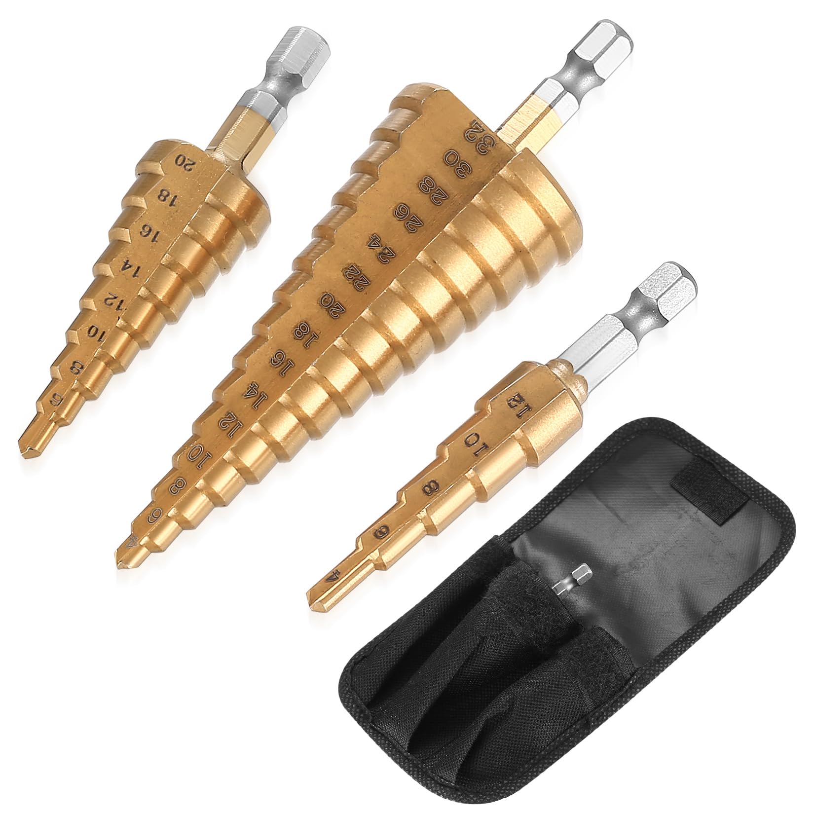 Professionele trapboor, conusboor, metaal, schilboor, kegelboor voor metaal, kunststof, hout, enz Professionele trapboor, conusboor, metaal, schilboor, kegelboor voor metaal, kunststof, hout, enz