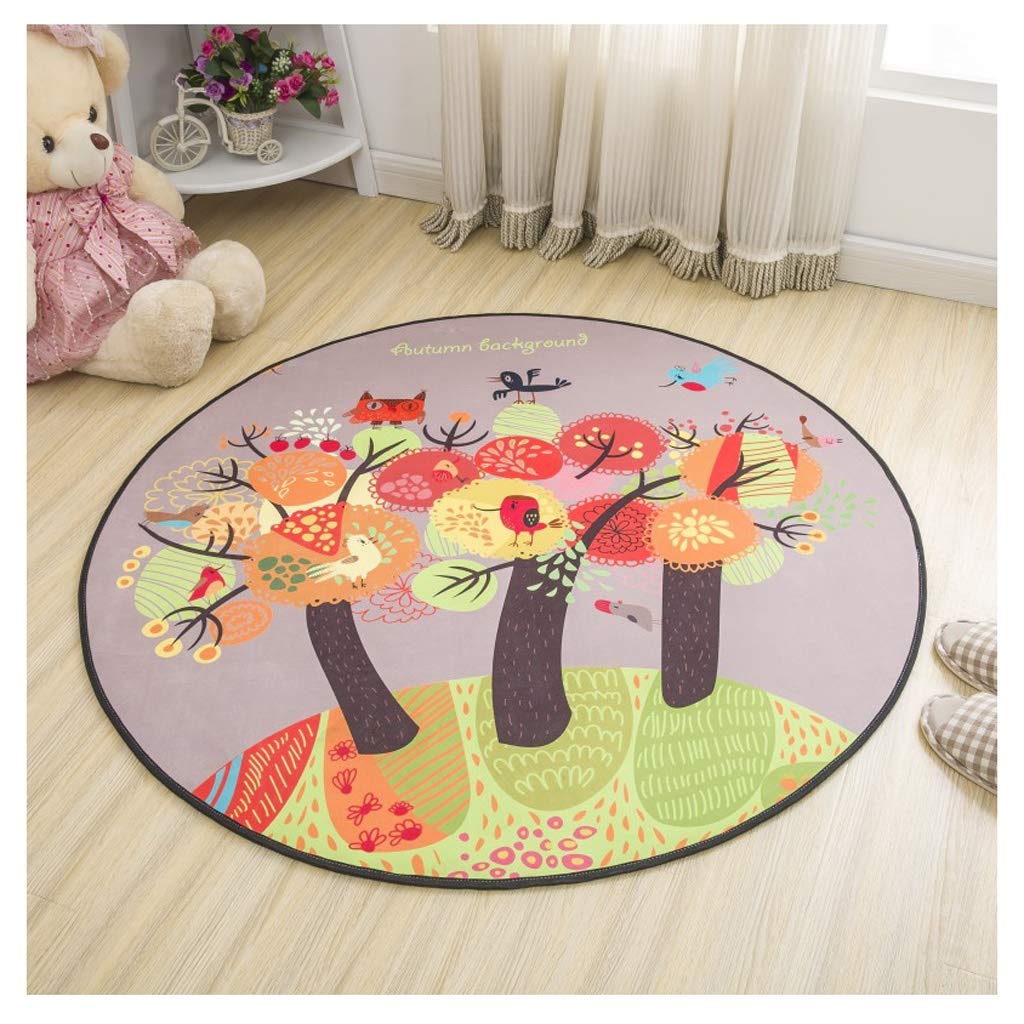 Tapis enfant simple style lavable et confortable pour chambre à coucher