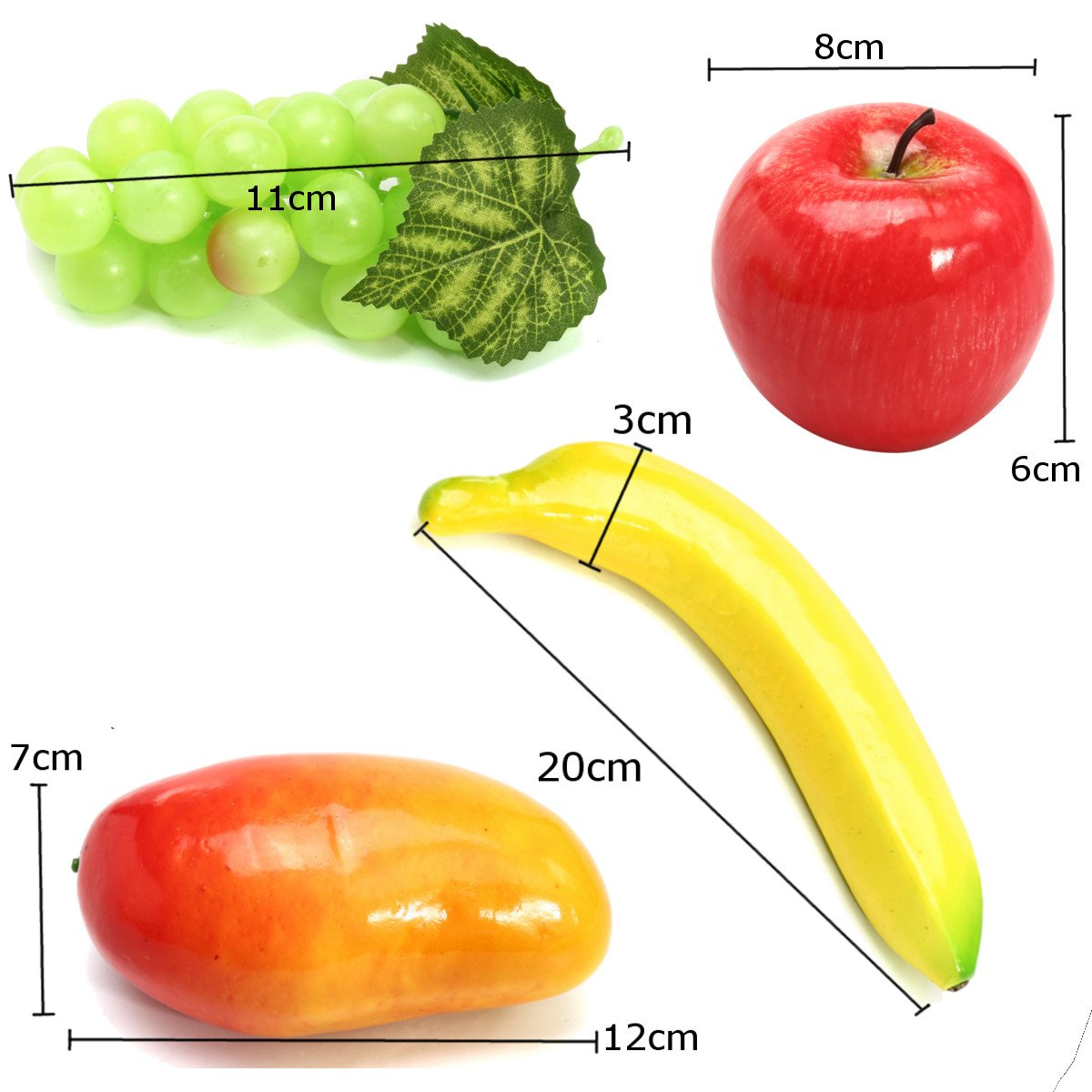 Amazon.co.jp: プラスチックフルーツ シ果物 模型ミュレーション