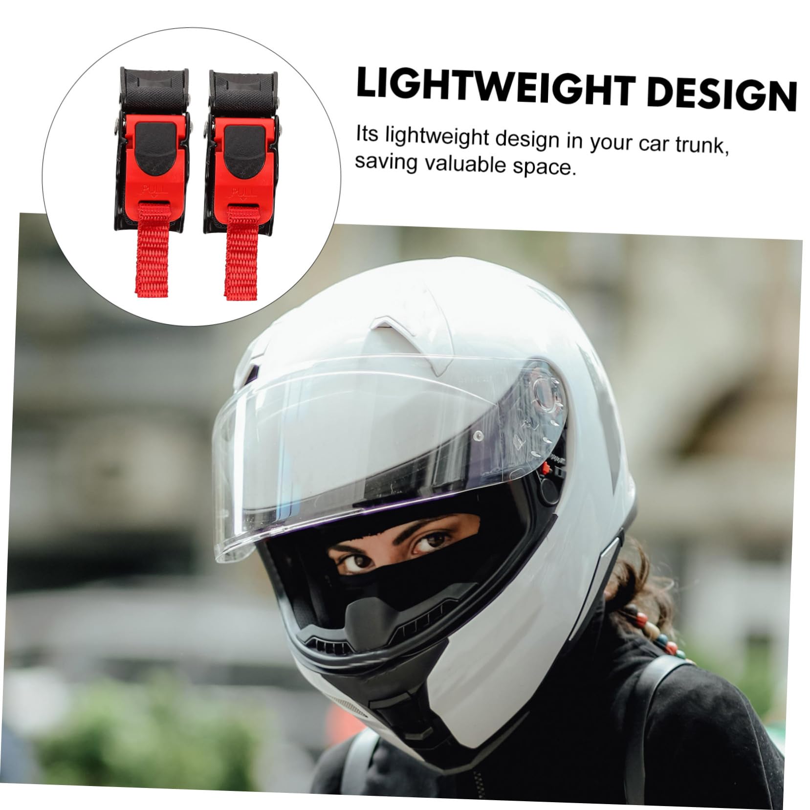 PLAFOPE 2pcs Quick Release Buckle Easy Install Chin Strap Adapters for Helmets Stainless Steel Pp