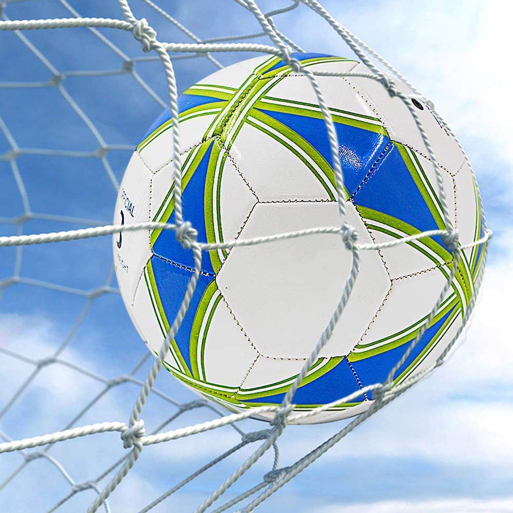 Tornetz Fußballnetz, 6 Größen, Fußball-Torpfostennetz, Fußballzubehör, Outdoor-Sport-Trainingsgerät, 7,3 x 2,4 m/3, 1,8 m/2, m