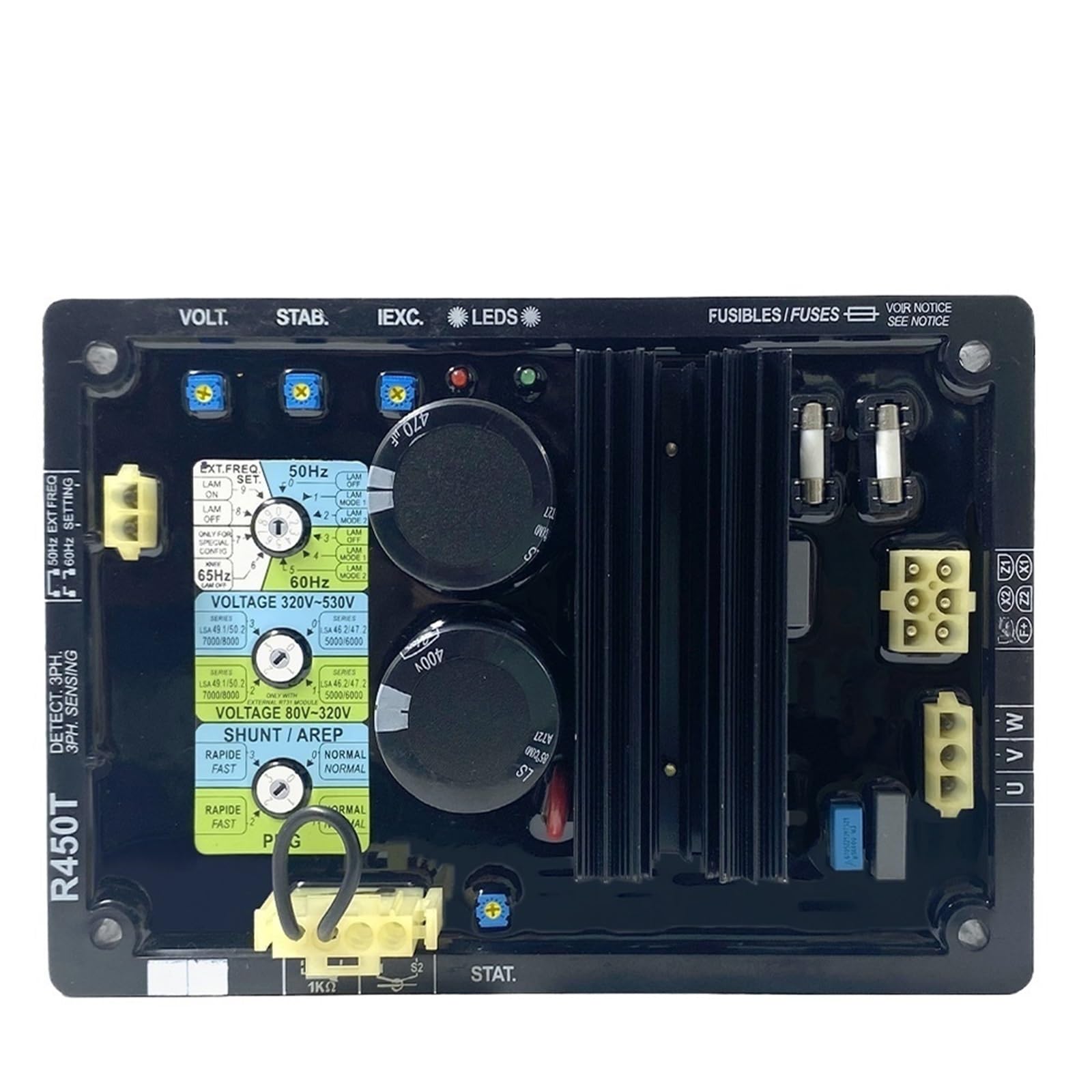 R450T AVR Generator Voltage Regulator Automatic Excitation Board For Power Generation 1Pcs