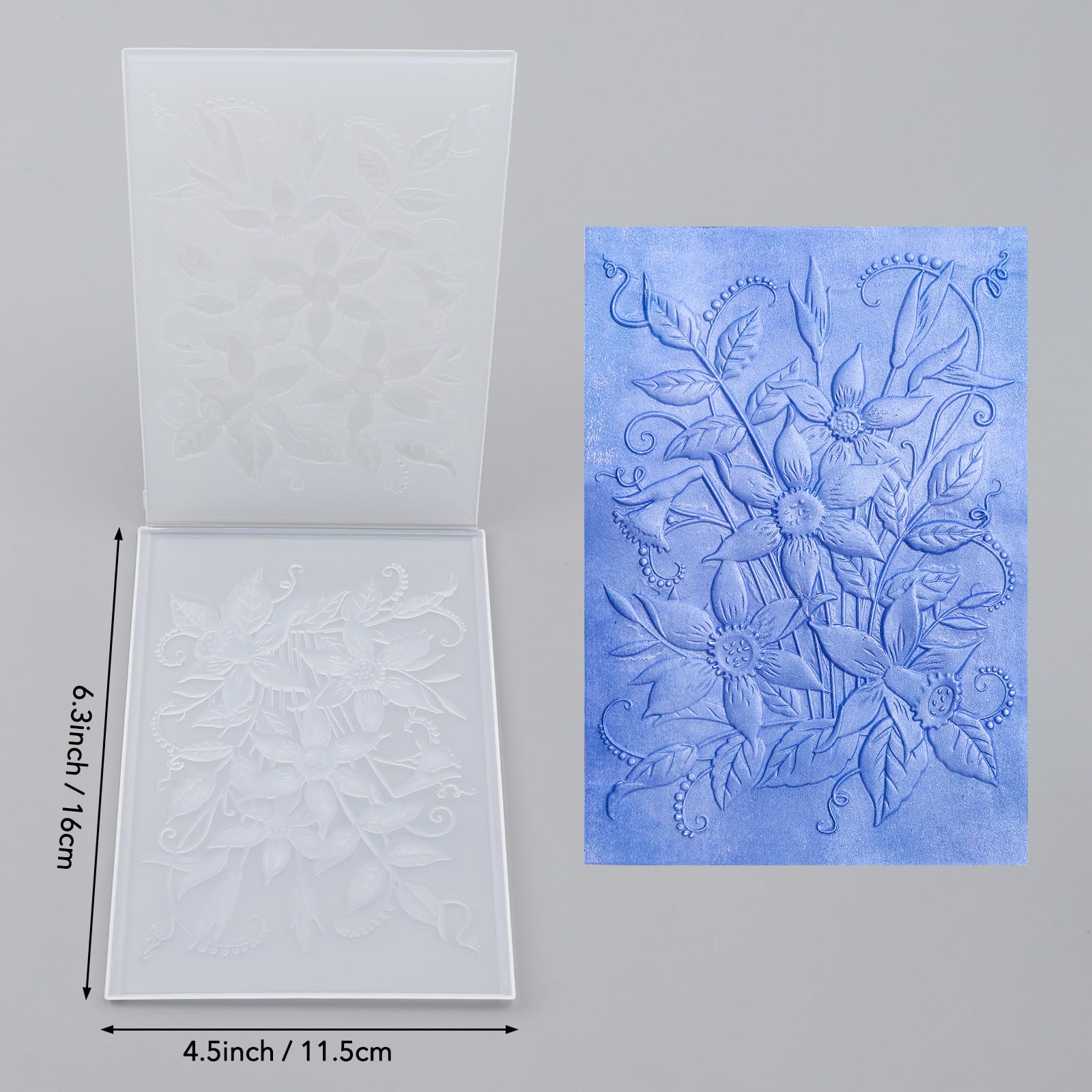 Card Making Embossing Briartw 3D Embossing Folder - Tree On Snowy Day ...