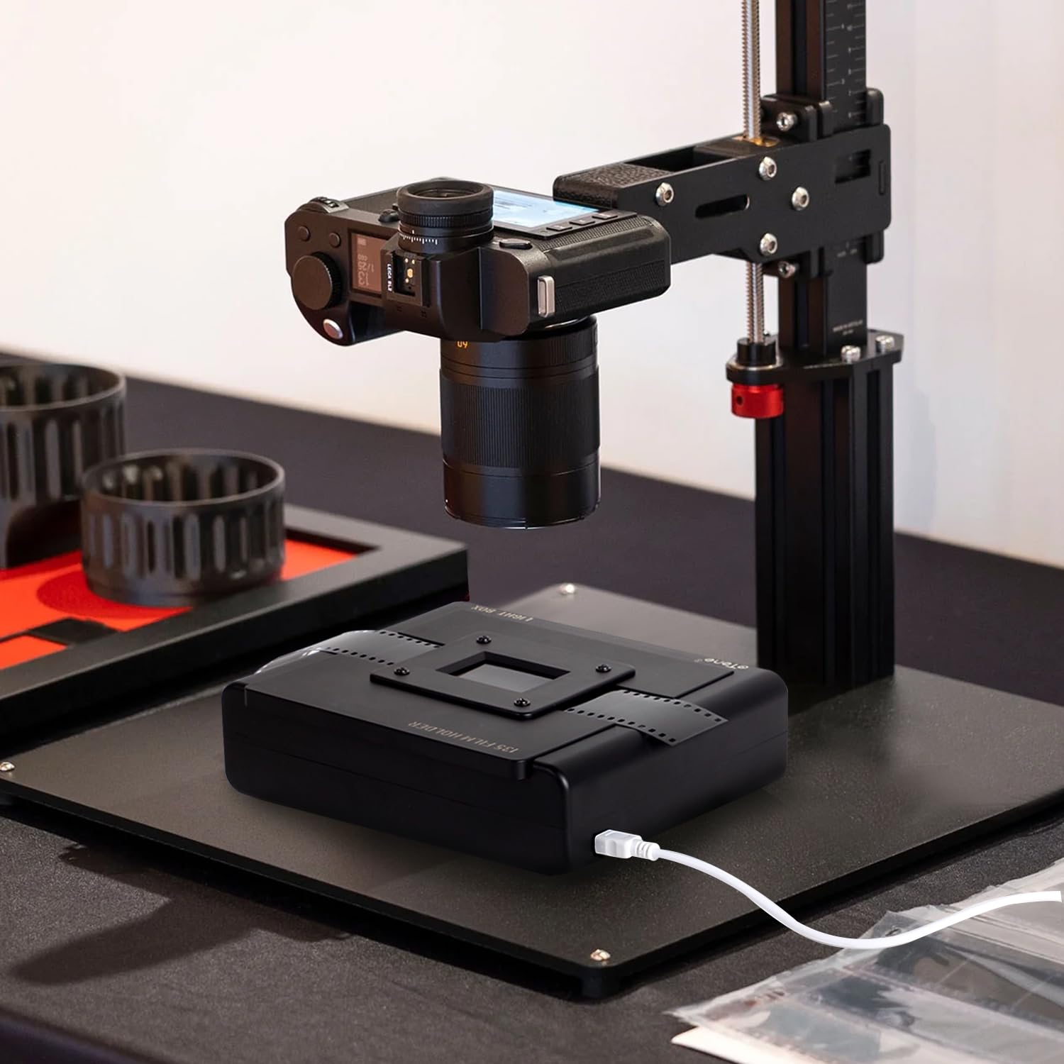 eTone Support de Film 35 mm pour visionneuse de Diapositives et de Films, Scanner négatif (Lightbox Non Inclus)