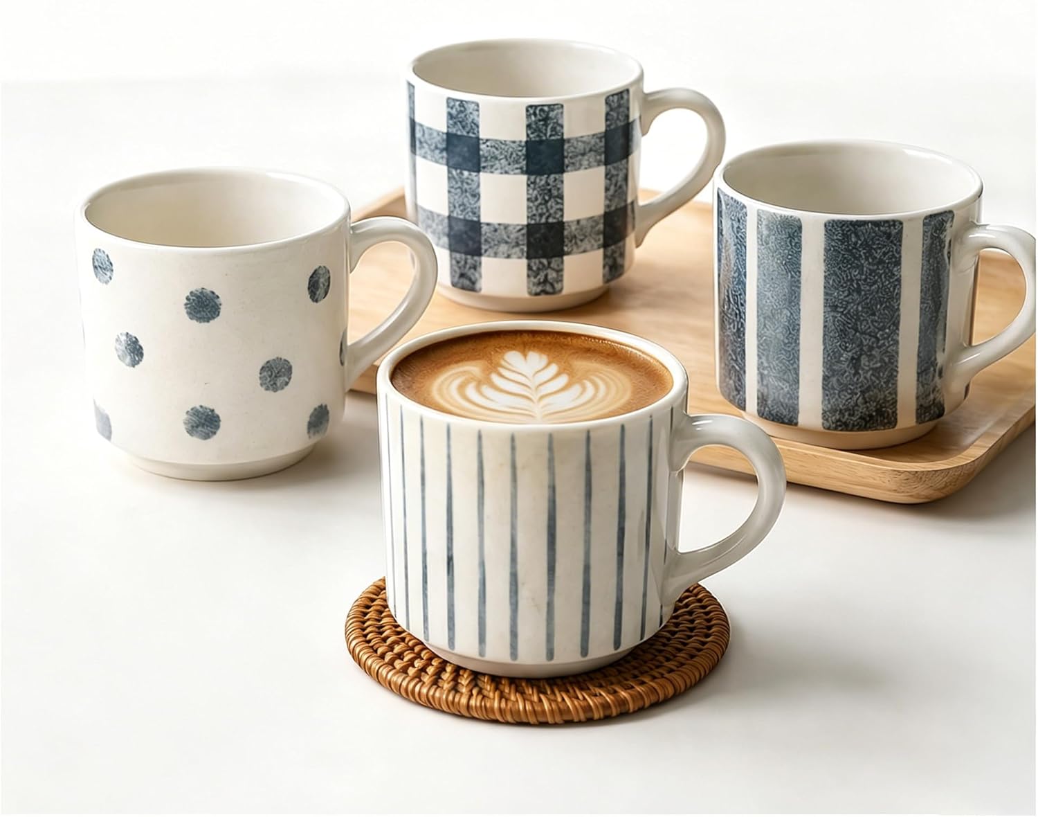 Handmade Ceramic Coffee Mug Set