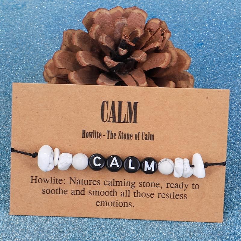 COLORFUL BLING Handmade Healing Chakra Beaded Bracelet with Spiritual Meaningful Card Crystal Natural Stone Strand Bracelet for Women Reiki Yoga Meditation Jewelry Protection Gifts - Image 6