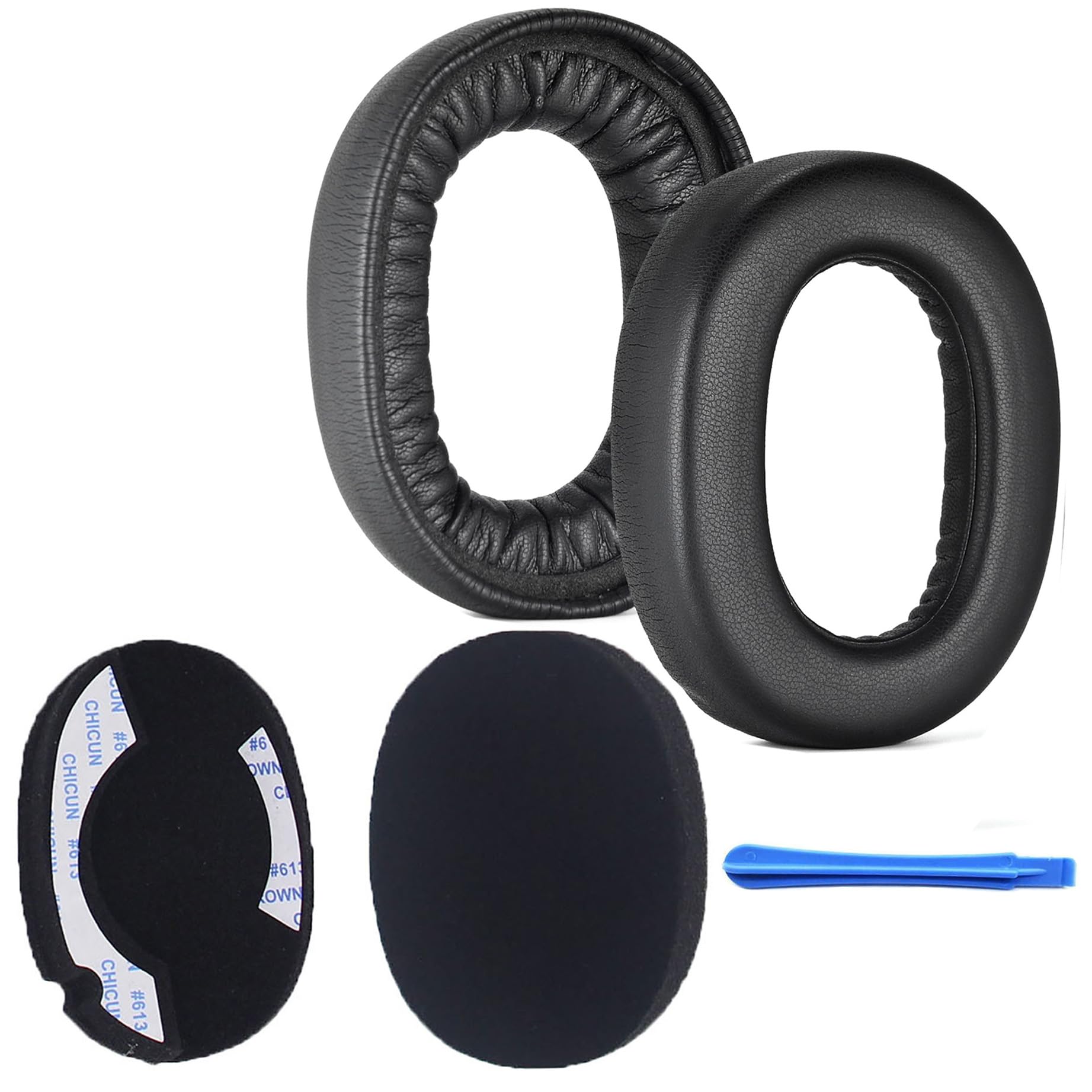 Elite 85 H Earpads Ear Cushions Compatible with Jabra Elite 85h Wireless Noise Canceling Headphone Protein Leather Replacement Ear Pads Cups Cover