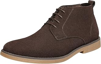 Bruno MarcMen's Suede Chukka Boots Desert Lace Up Dress Ankle Boot