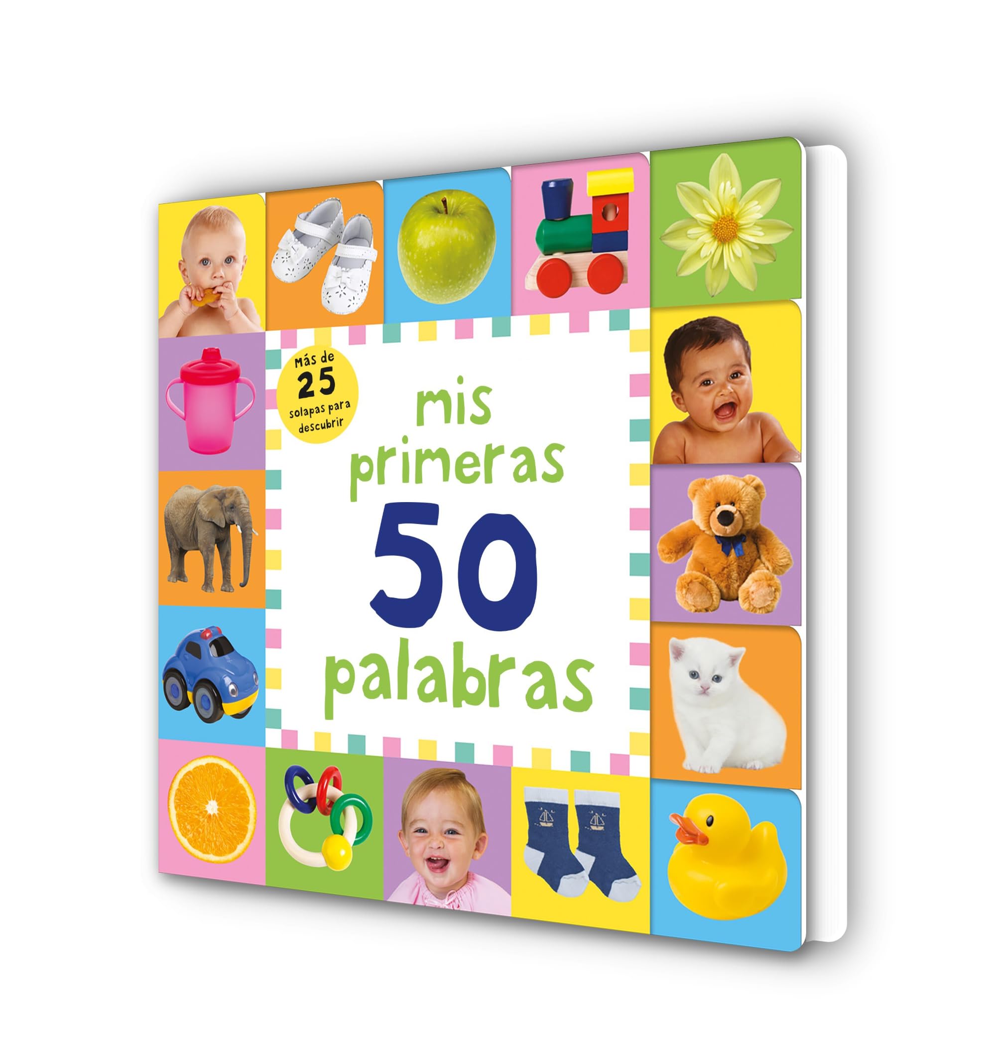 Mis primeras 50 palabras: Más de 25 solapas para descubrir (Pequeñas manitas)