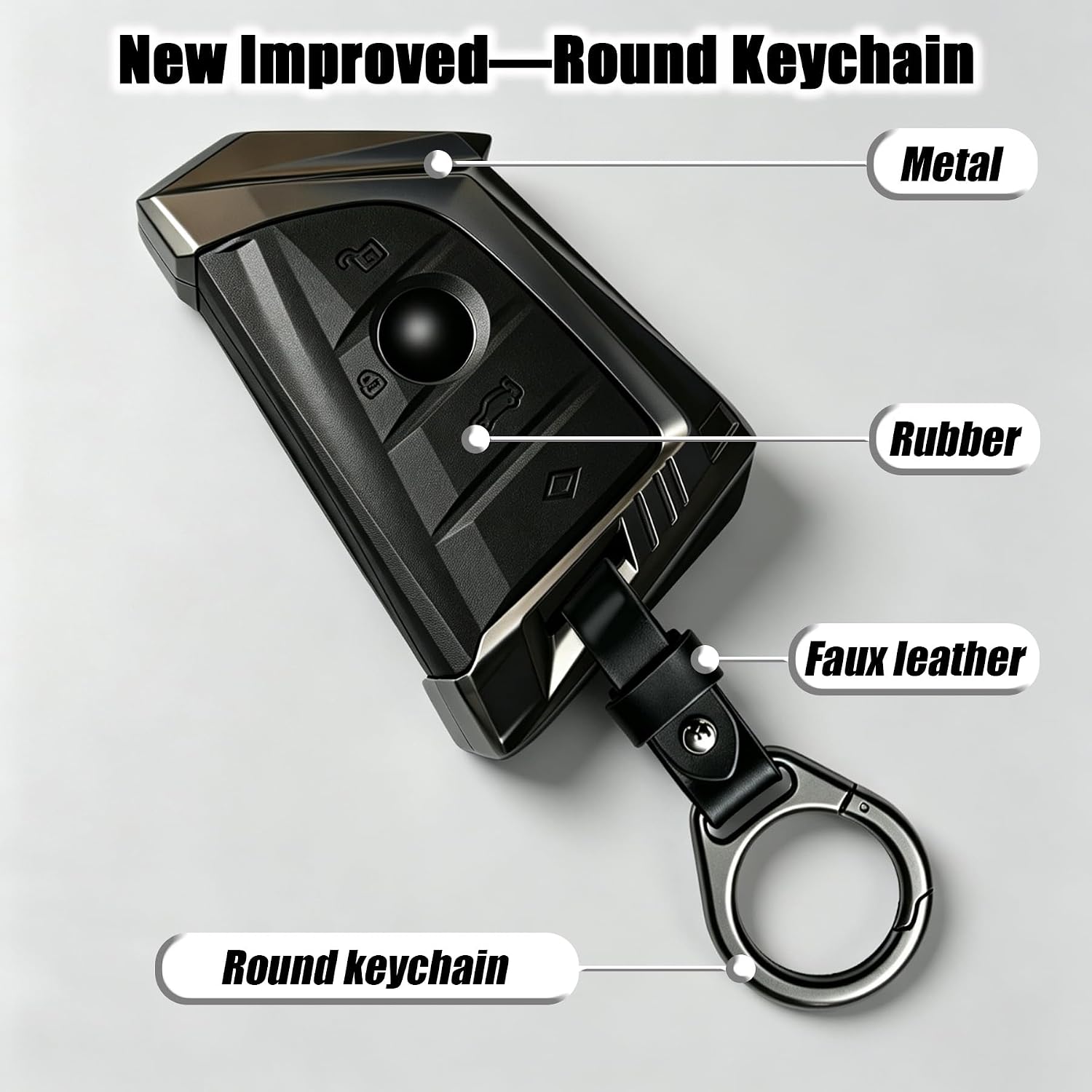 moresound for BMW Key Fob Case Cover 3 5 6 7 X1 X2 X3 X5 X6 GT