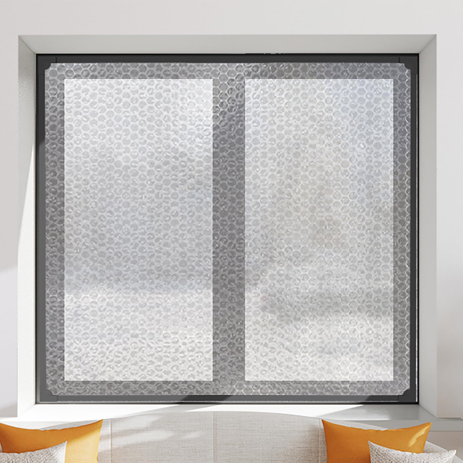 Window Insulation Kit, Household Cold And Windproof Window Insulation Film, Draft Excluder For Windows And Doors, Window Thermal Film In Winter, Reusable,A,W*H:180x200cm/70x78in