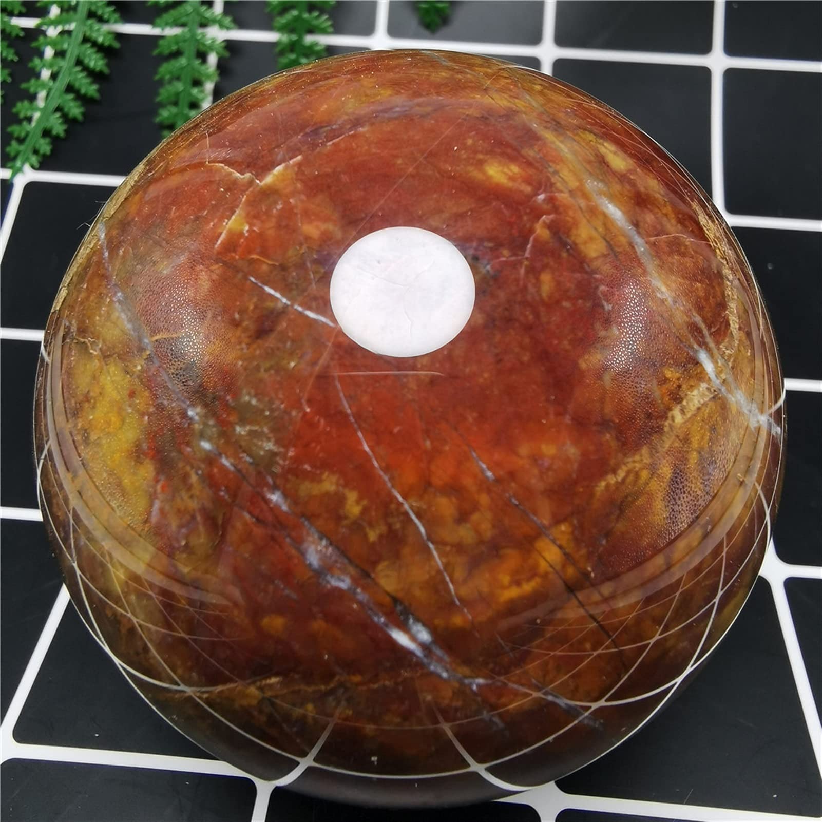 Cuarzo natural Cristal de piedras preciosas de piedras preciosas de piedras preciosas de madera Fósiles de madera Reiki Piedras de cuarzo y cristales Decoración for el hogar Artesanía ( Size : 60mm )