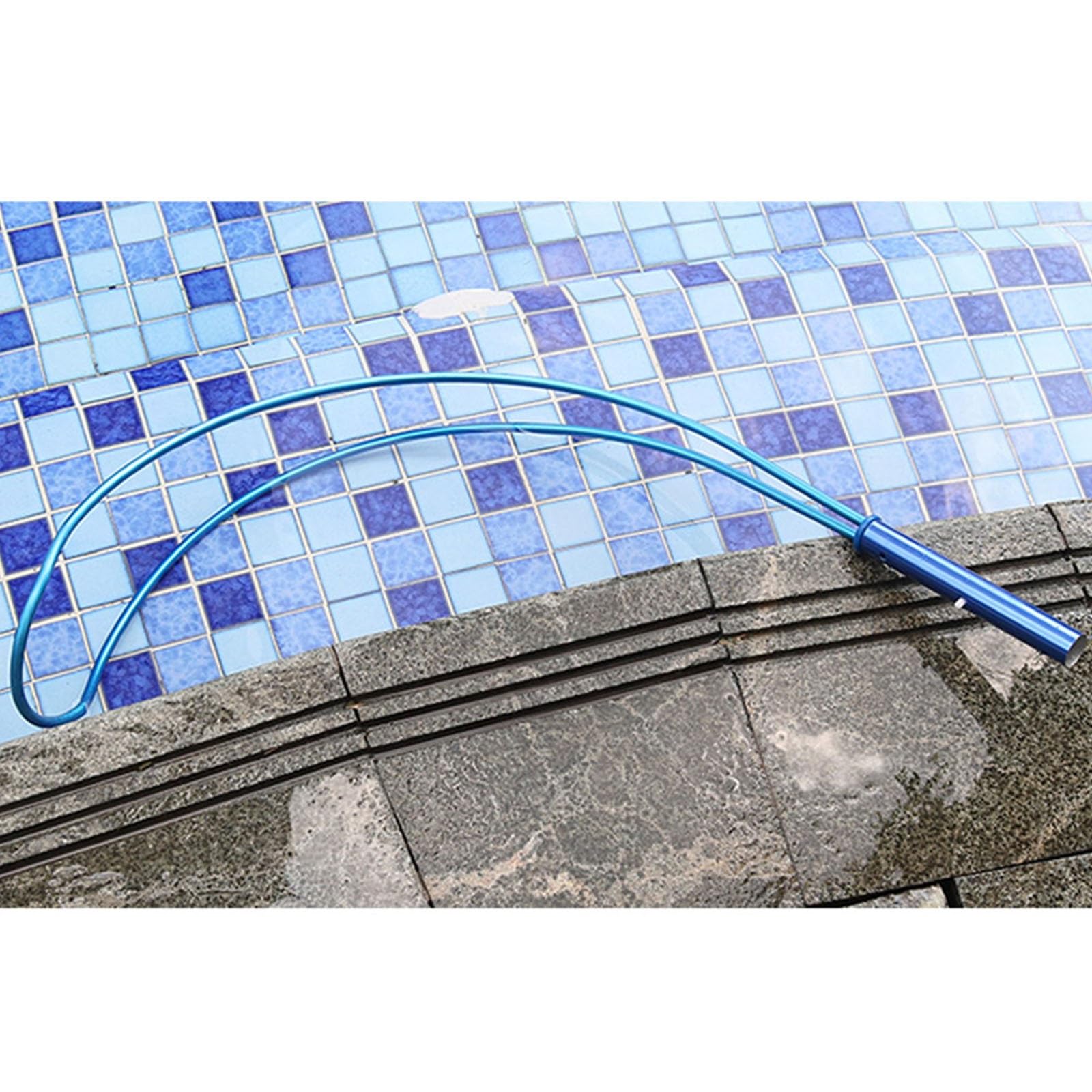 Pértiga telescópica de Rescate para Piscinas de 3,6 m (12 pies) con Gancho para el Cuerpo, Salvavidas de Emergencia de Aluminio para Piscinas, Herramienta Profesional de Rescate acuático par