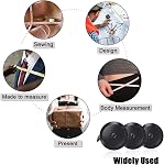 DiCUNO Bande de mesure rétractable, 60-Inch Ruban flexible à double échelle pour coudre & Corps, taille de poche, 8-Pack (8 Couleurs)