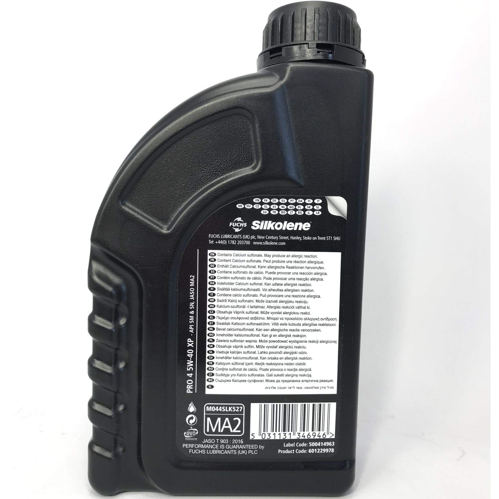 Fuchs Olio motore Silkolene Pro 4 5W-40 XP 1 Litro (Olio Motore 4T) /