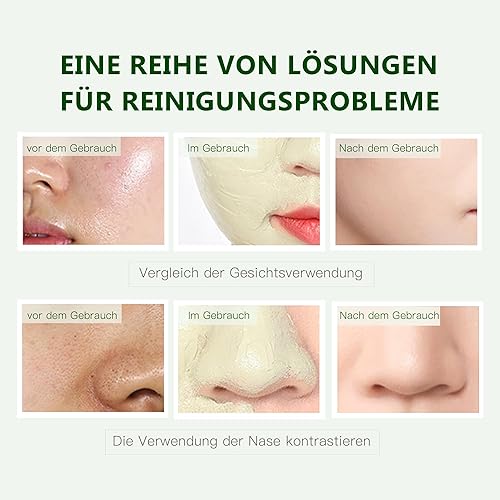 Miniatura 8 de Mini máscara de arcilla para cara, 10 cápsulas de tamaño de viaje, máscara de barro, mar muerto, rosa, aguacate, té verde, berenjena, eliminación