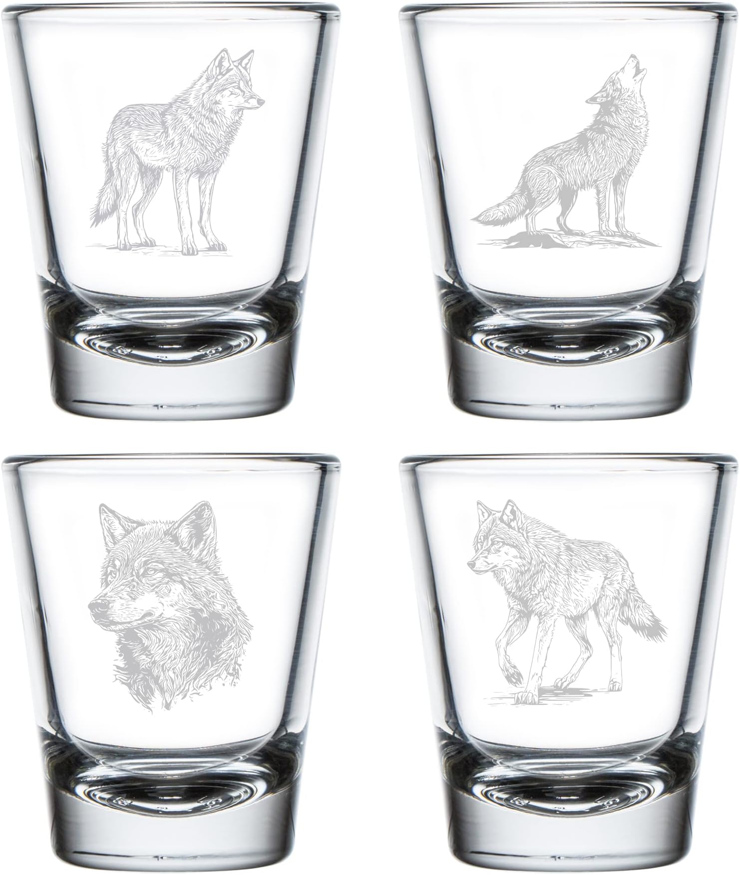 MIP Set Of 2 Shot Glasses 1.75oz Shot Glass Gift Godmother Est