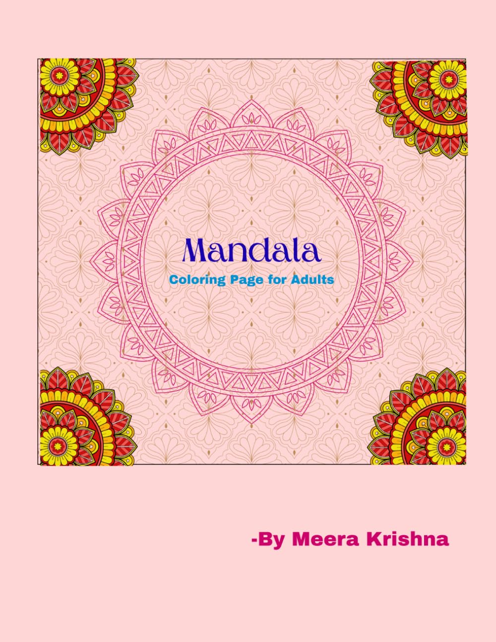 MANDALA: COLORING PAGE FOR ADULTS
