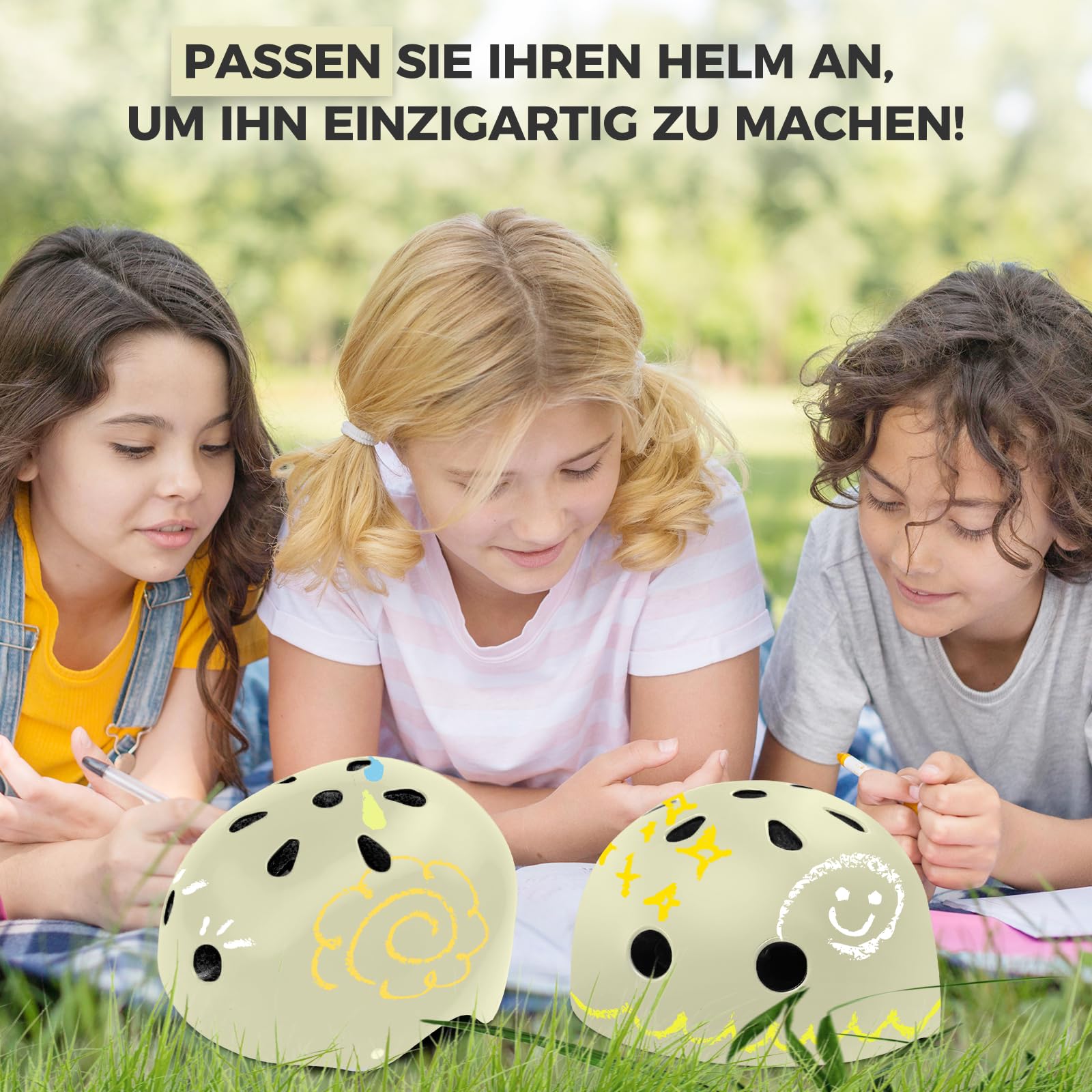 LeapBeast Skaterhelm Fahrradhelm, Belüftung | Sicherheit | leicht | Skateboarding Helm für Fahrrad Skateboard Scooter BMX Kind Erwachsene