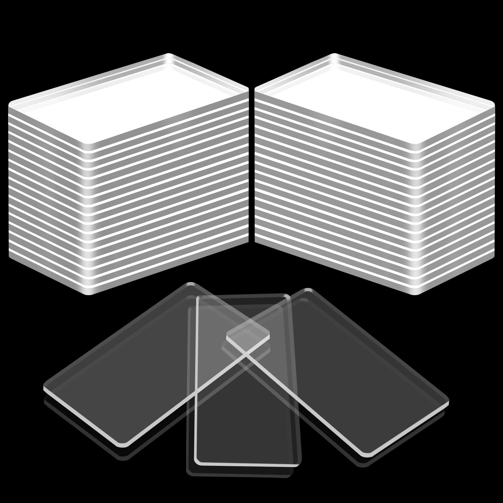 48 Stück Nano-Doppelseitige Klebepads, wasserfest, ohne Beschädigung entfernbar, strapazierfähige Befestigungsbänder, klare, rückstandsfreie, stark haftende Pads für Wände, zum Aufhängen von Bildern,