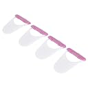TopFinder® Set of 6pc/pack Mini Hair Razors Removal Mini shaver Remover Best Spring Threading Face for ladies Cheeks Facial Eyebrow legs arms shaving blades DIY Make up Women Girls ladies Care Kit gallery image