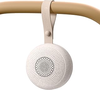 Dreamegg Tragbare White Noise Machine Babys aus Nachhaltigen Materialien, Gerät für Weißes Rauschen mit 21 Beruhigende Klänge, Einschlafhilfe für Babys & Kinder, 30/60/90 min Timer, 1800mAh, USB