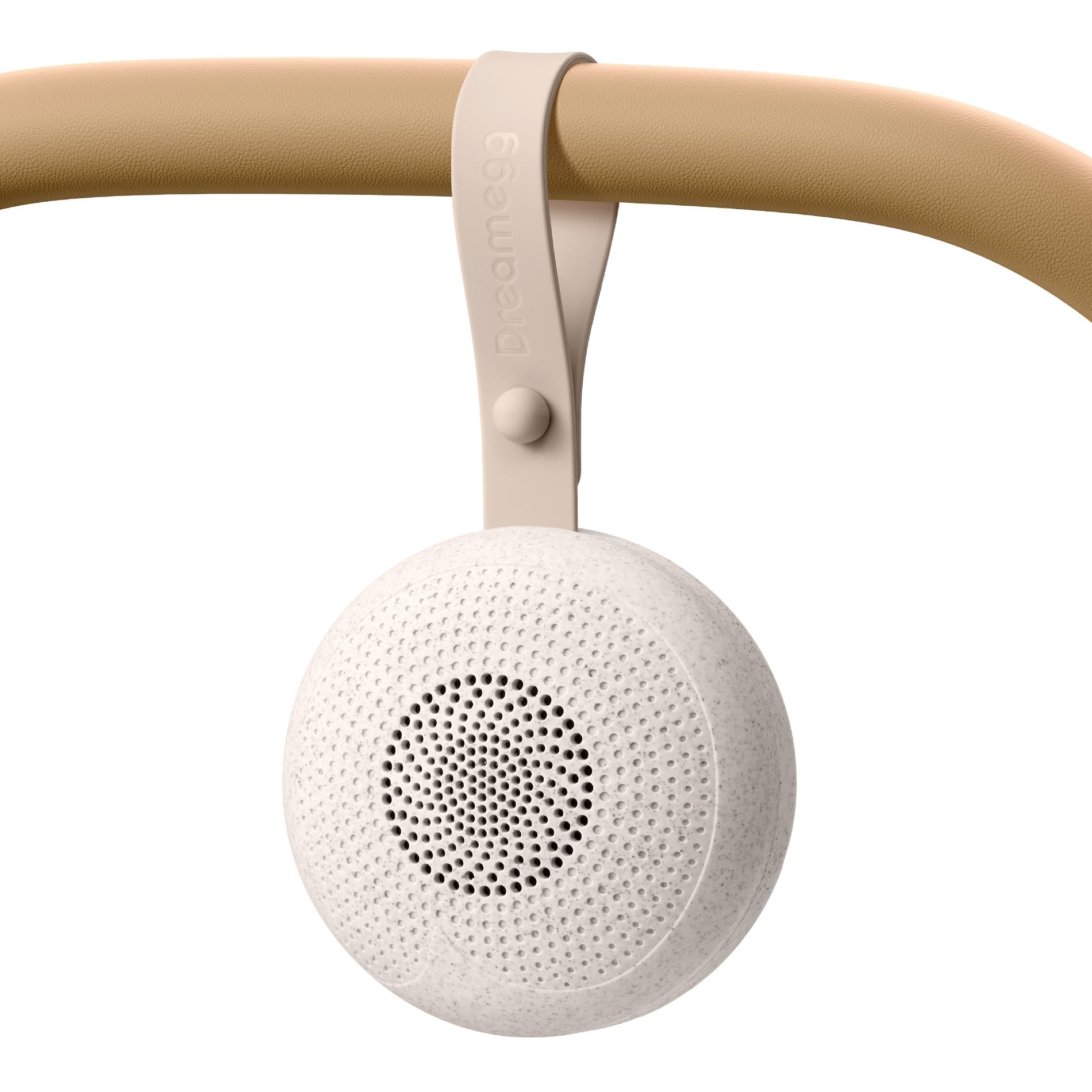 Dreamegg Tragbare White Noise Machine Babys aus Nachhaltigen Materialien, Gerät für Weißes Rauschen mit 21 Beruhigende Klänge, Einschlafhilfe für Babys, 30/60/90 min Timer, 1800mAh, USB, Spieluhren