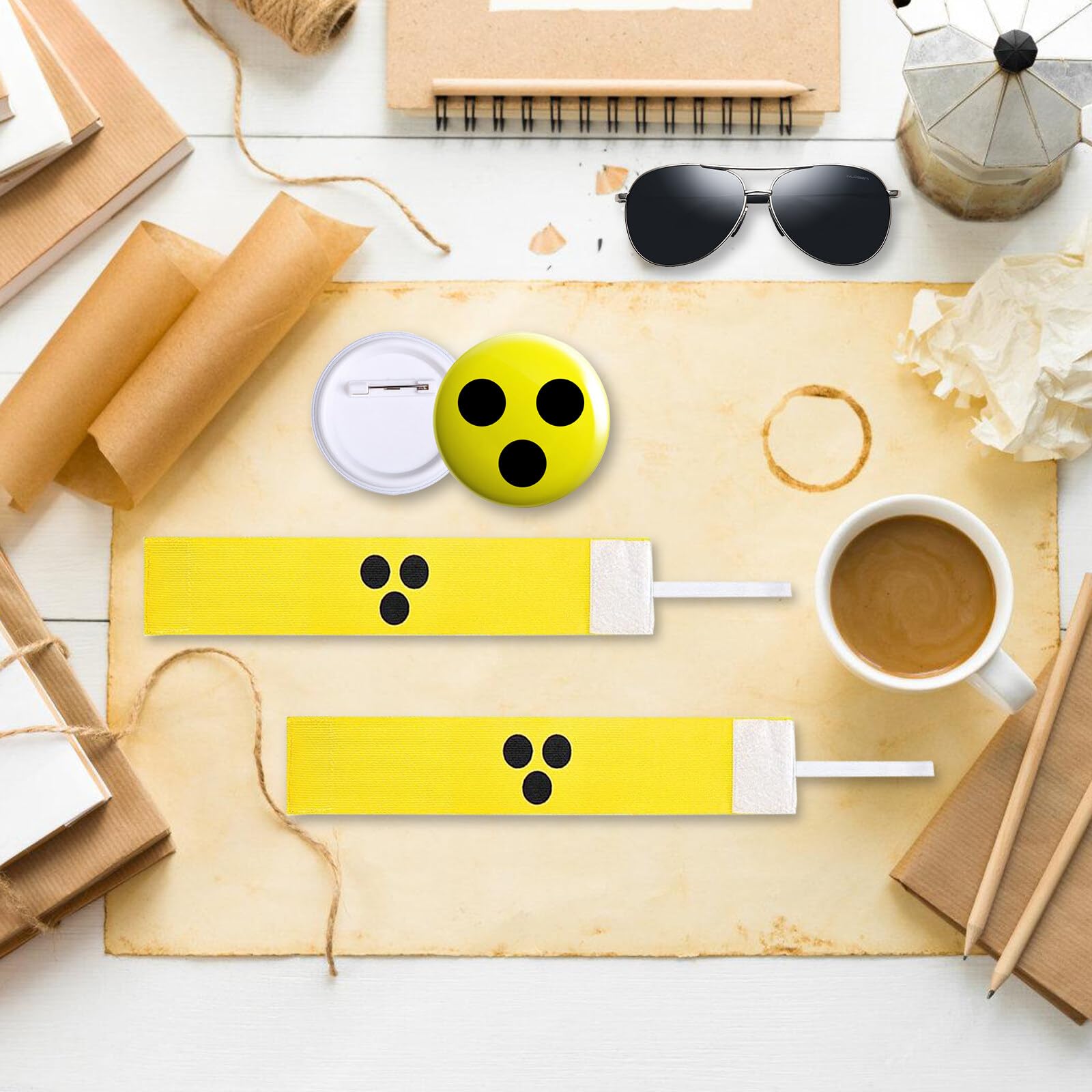 4 insignias para ciegos, brazalete ciego para discapacitados visuales, ayudas para personas con discapacidad visual, ayudas para familiares, amigos, ciegos, mujeres con discapacidad visual, regalo