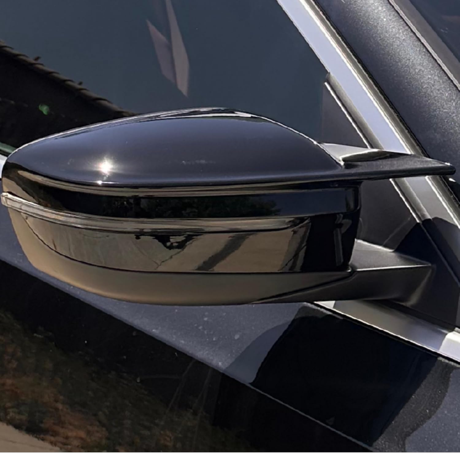 Car Side Mirror Cover Cap Replacement for Pre-Lci 3 Series G20 330i M340i 4 Series G22 G23 G26 430i M440i 2 Series G42 Exterior M Sport, High-Performance Aerodynamic Design (Gloss Black)
