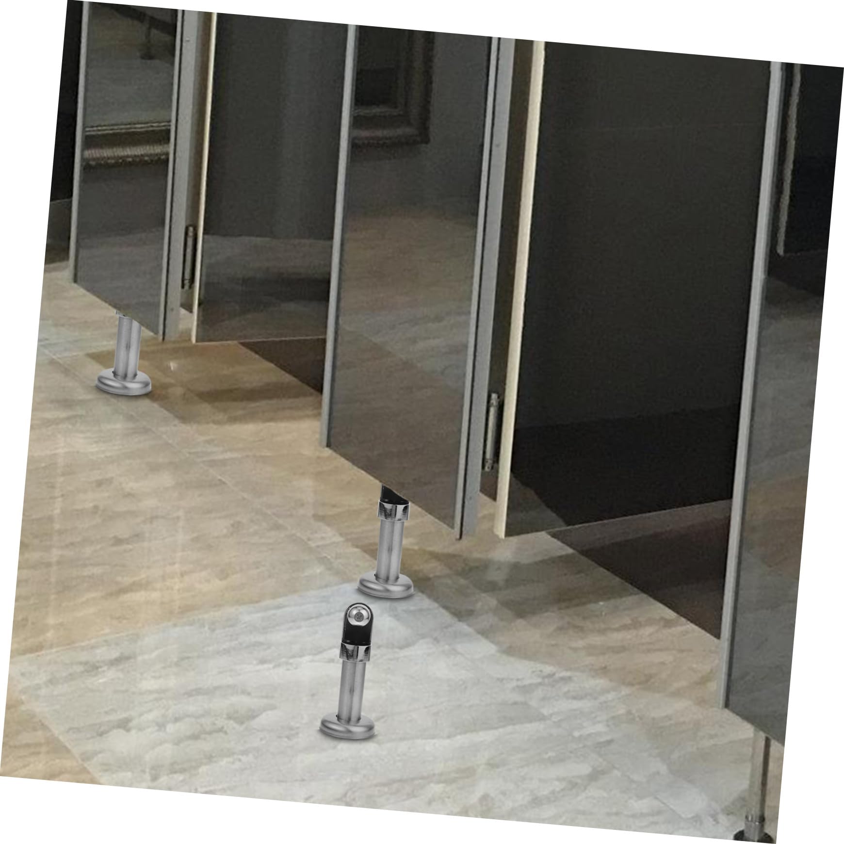 SOLUSTRE 2pezzi Per Partizioni Toilette Inossidabile Pz e Facili Da Installare Per Bagni Pubblici Accessori Per Separazione Spazi Sanitari