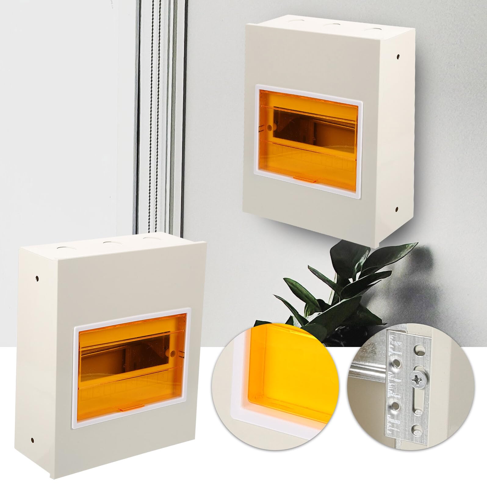 VILLCASE Coperchio Scatola Elettrica Resistente alle Intemperie Scatola in Ferro Piccola Elettrica Esterna di Distribuzione Esterna Interruttore