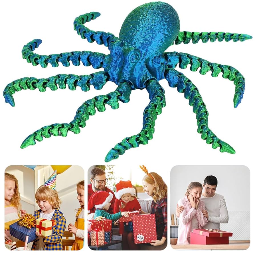 Amazon.co.jp: TBOLINE 3Dプリントタコ関節オクトパストイ