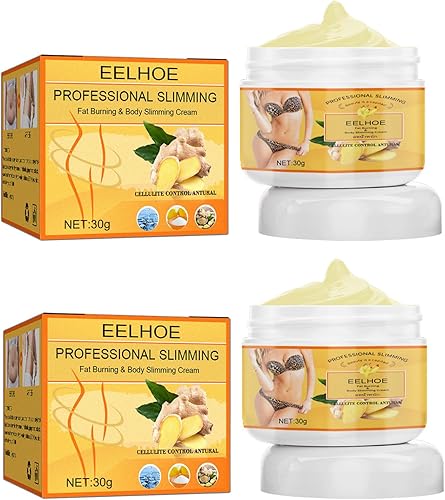 2 unidades de crema adelgazante anticelulítica, crema caliente, quemar grasa de jengibre, pérdida de peso, reafirmante de la piel, gel de masaje