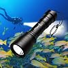 [492ft Underwater Diving] WD43PRO 1050 Lumens Diving Torch Dive Torch LED Scuba Diving Flashlight Night Diving Light Waterproof Dive Lamp IP68 for Night Diving Camping Fishing