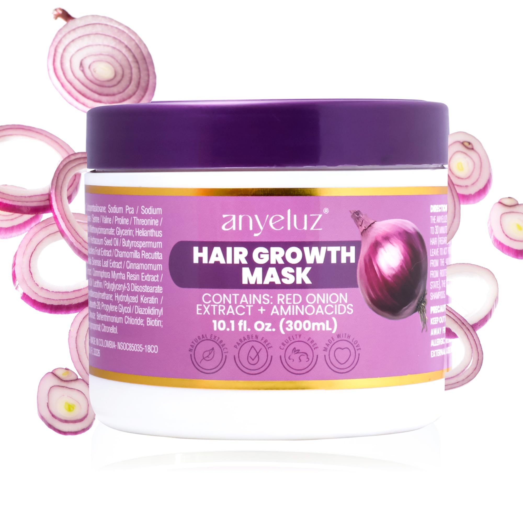 Onion Hair Mask and Repair Therapy – Hydration, Strengthening, and Color Protection for Healthier Hair