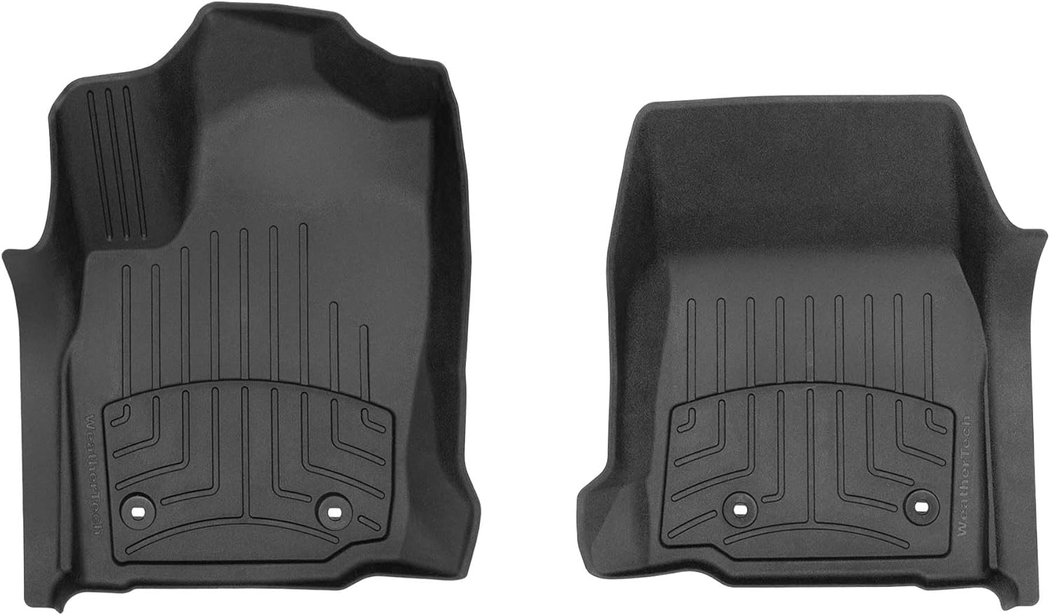 WeatherTech FloorLiner HP Custom Fit Floor Mats for Toyota Tacoma Hybrid - 1st Row (4418461IM), Black