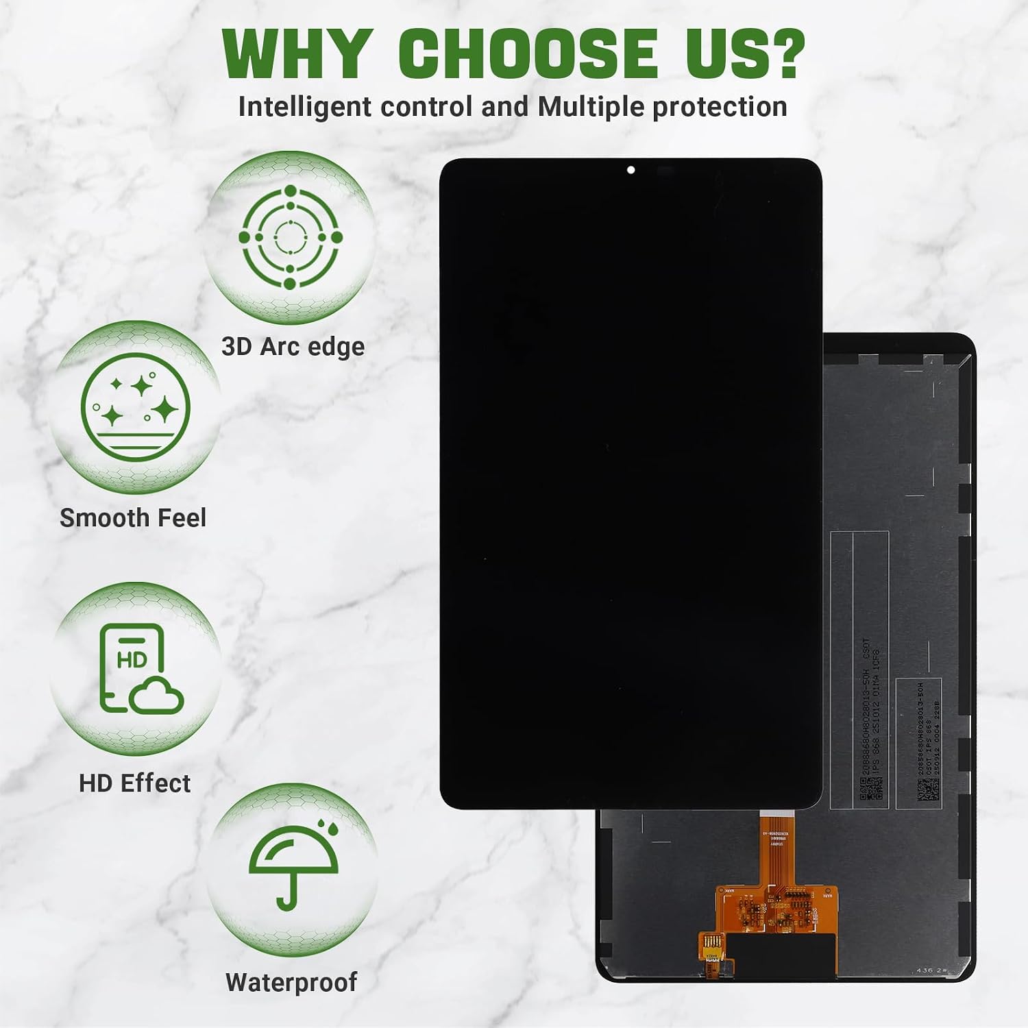 New LCD Display for Galaxy Tab A11 2025 SM-X130 8.7'' with Upgraded Repair Tools Kit